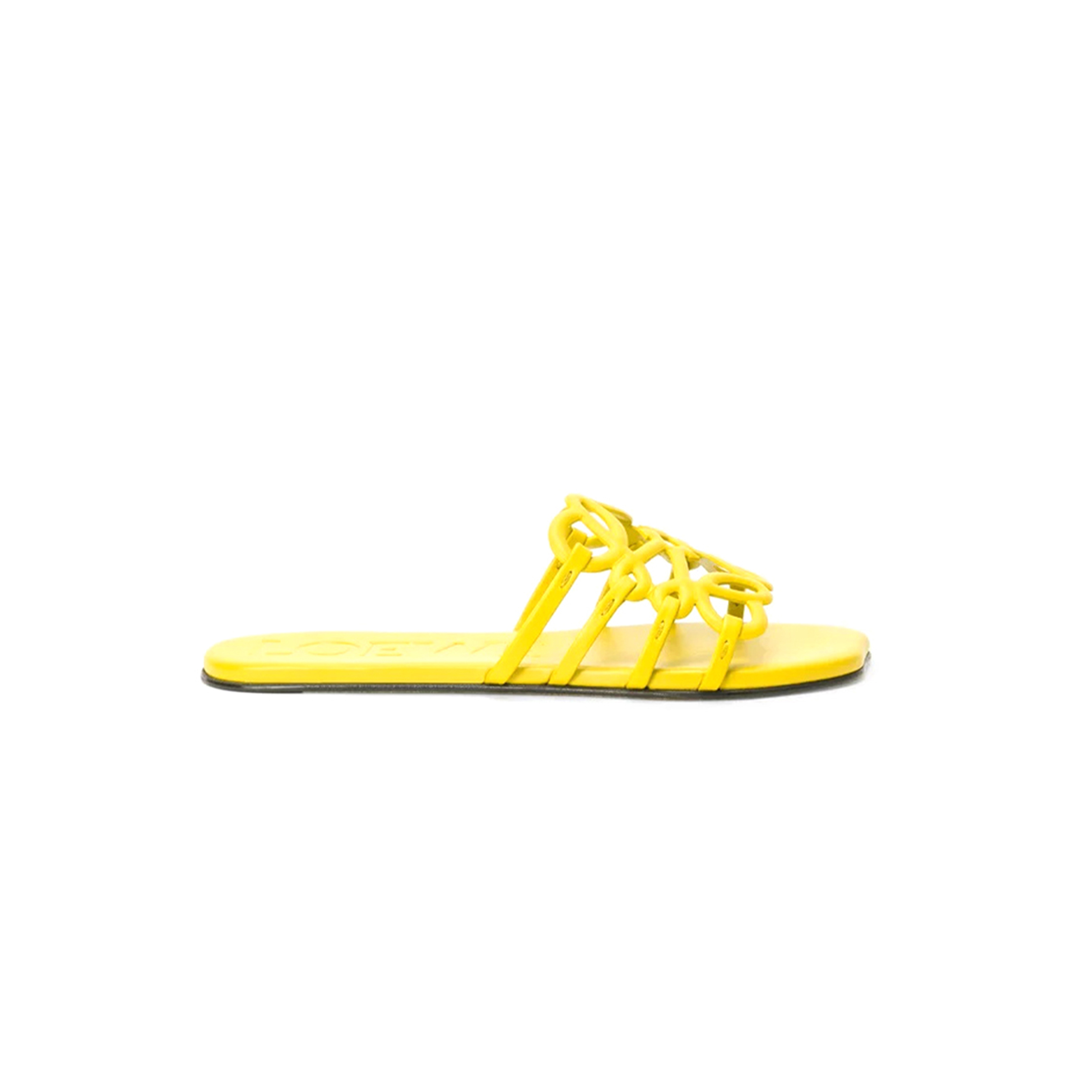 LOEWE PETAL ANAGRAM SLIDE IN SOFT CALFSKIN LLSP465X08-8100